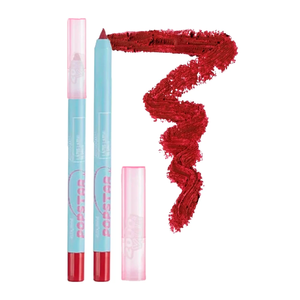 Lápiz Delineador Labial Ruby Rose Popstar Vermelho Hb-l6700-3