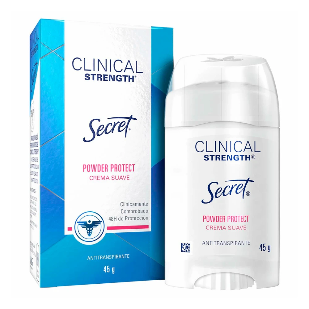 Desodorante Secret Clinical Powder Protect Barra 45G
