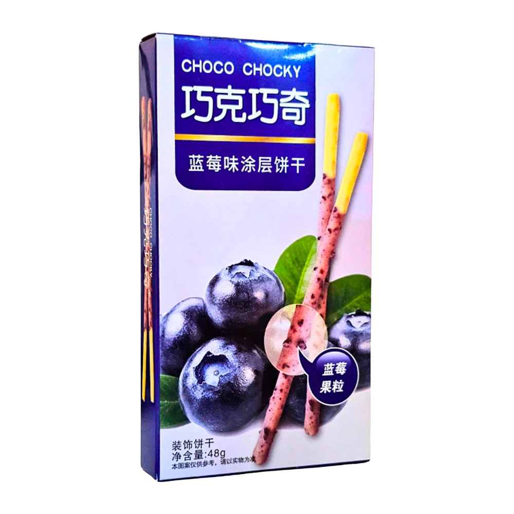 Palitinhos Choco Chocky Peppero Mirtilo 48G