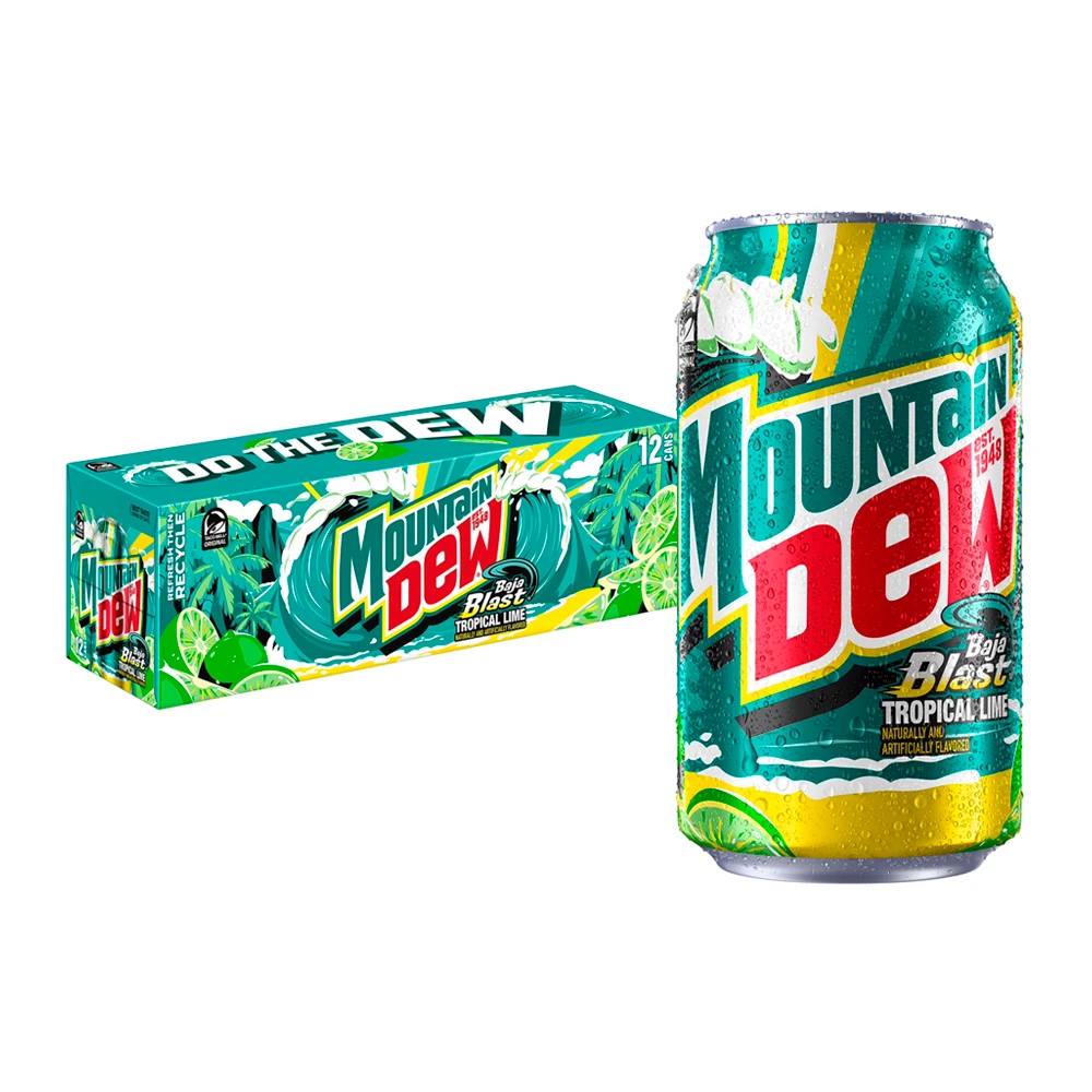 Refrigerante Mountain Dew Limão Caixa 12X355Ml