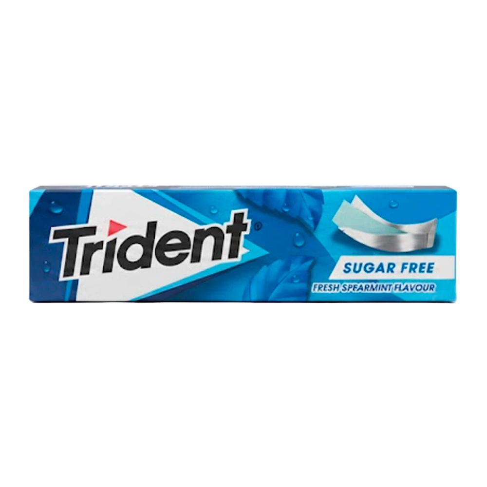 Chiclete Trident Americano Hortelã Sem Açúcar 13.5G