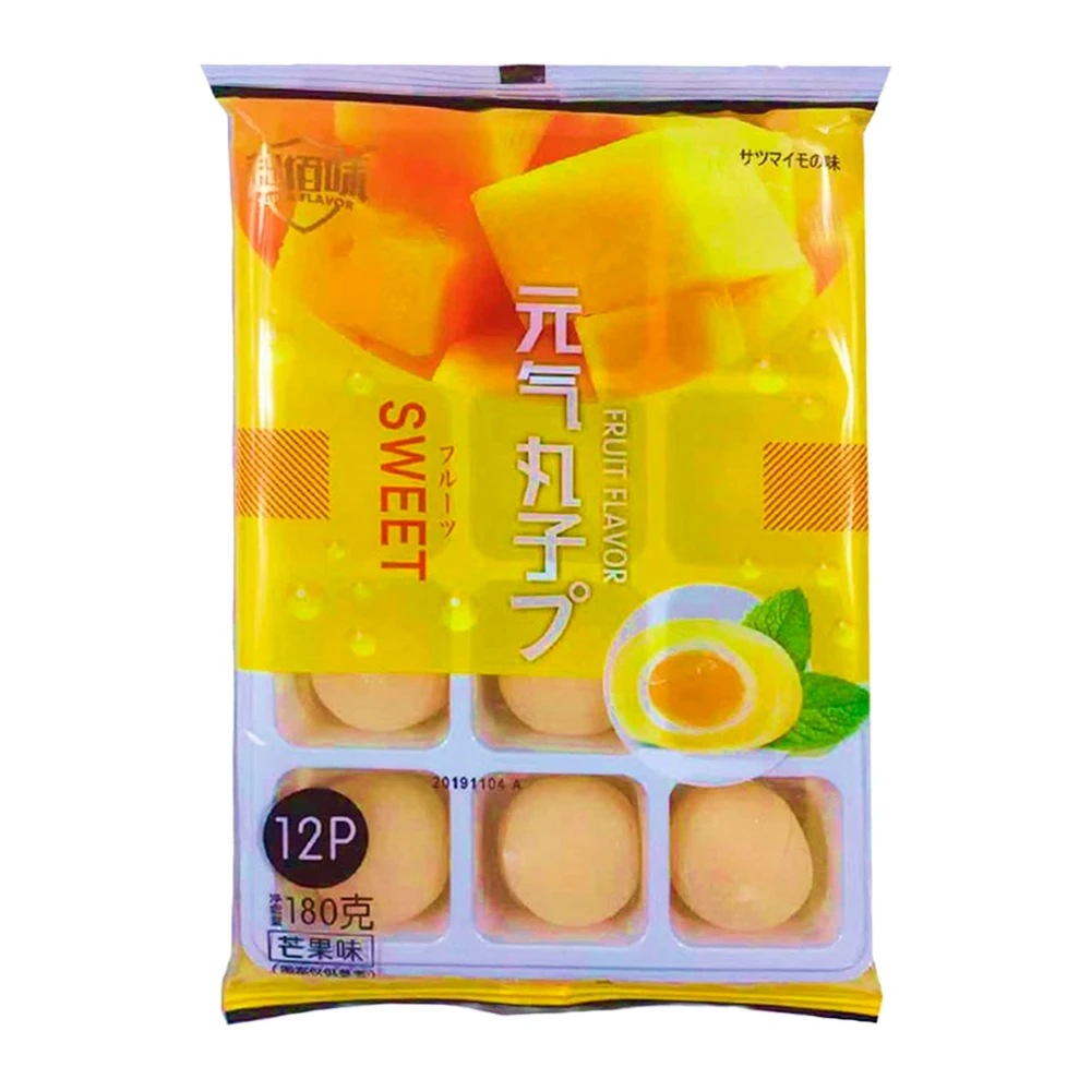 Mochi Yuanqiwanzi Sabor Manga Pacote 180G