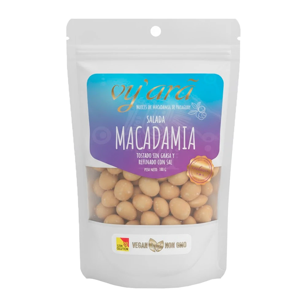 Macadâmia Vy'ara Salgado Pacote 100G