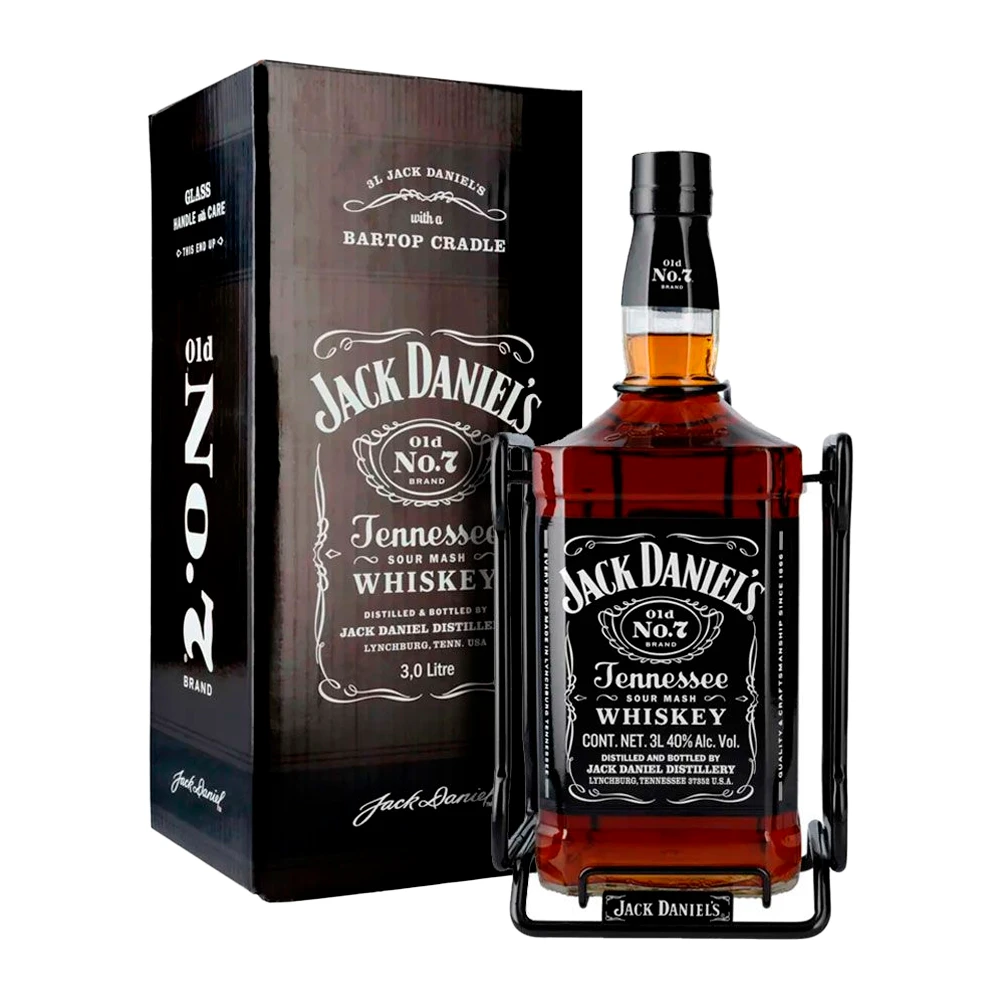 Whisky Jack Daniels Black Garrafa 3Lt Com Caixa