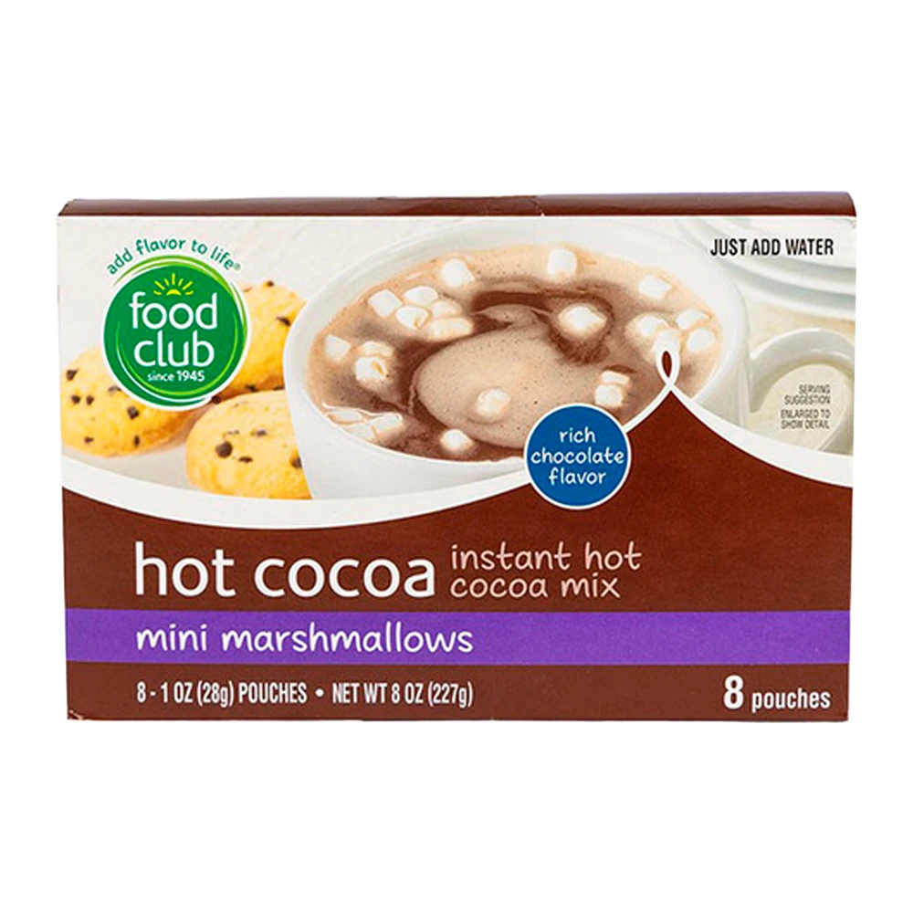 Achocolatado Instantãneo Food Club com Marshmallow Caixa 225G
