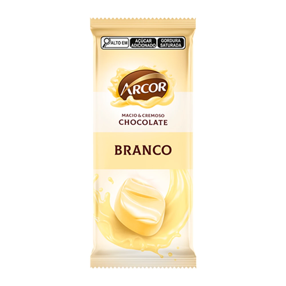 Tableta chocolate Arcor Blanco 80G