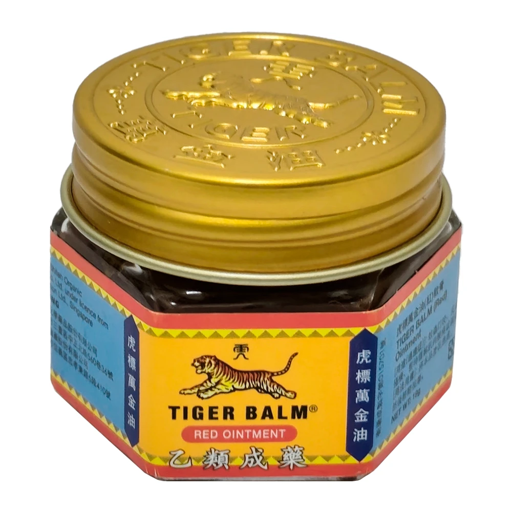 Pomada Vermelha Tiger Balm Chinesa Para Dores 19G