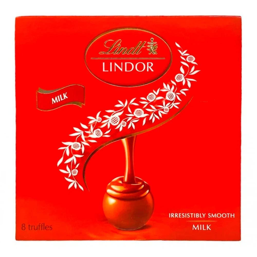 Bombom Lindt Lindor Ao Leite Giftbox Caixa 100G