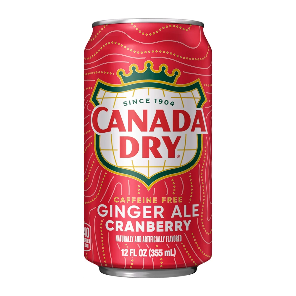 Refrigerante Canada Dry Ginger Cranberry Lata 355Ml
