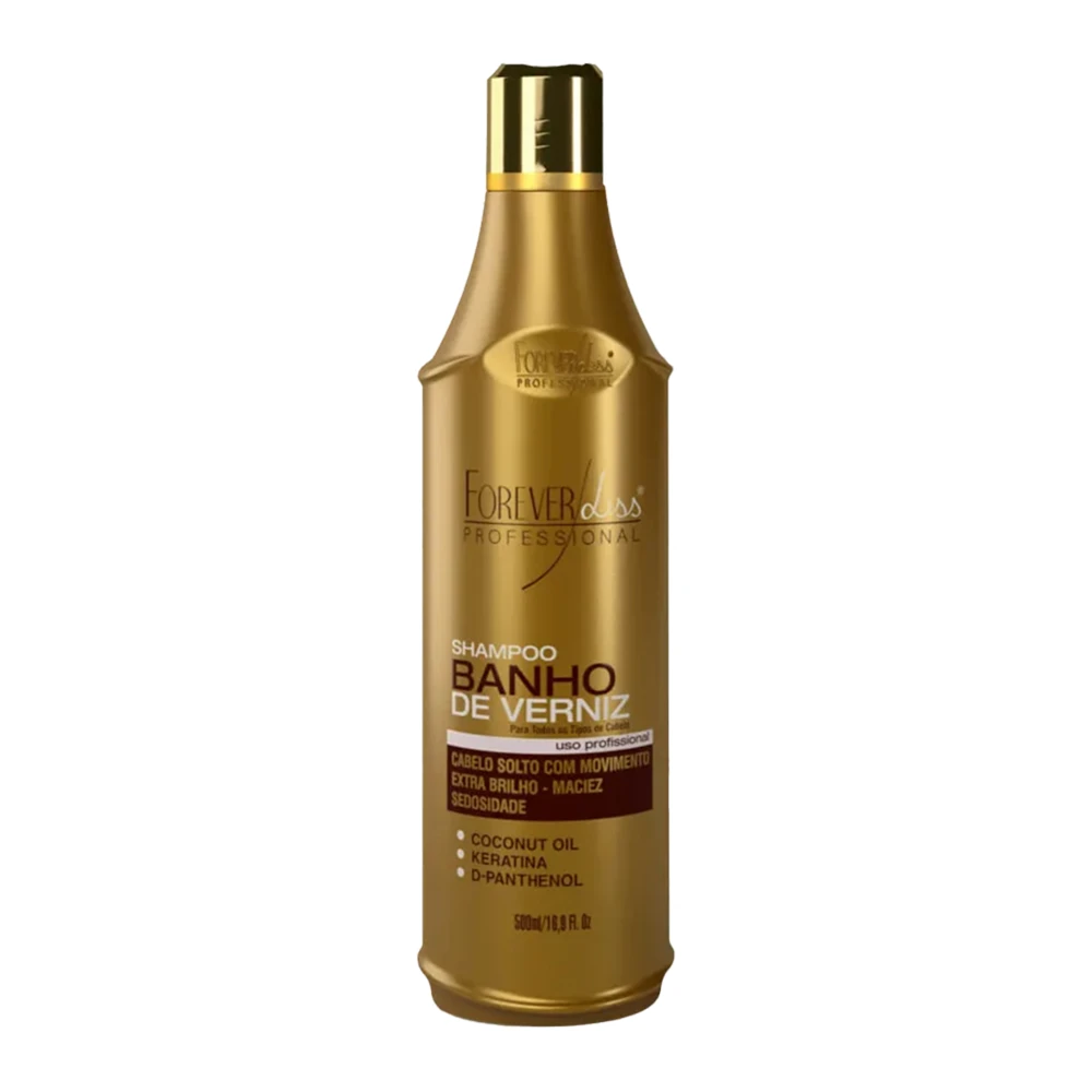Shampoo Forever Liss Banho De Verniz Garrafa 500Ml
