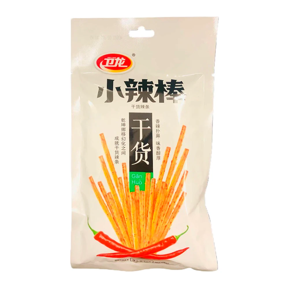 Palito Salgado Wei-Long Sabor Picante Pacote 50G