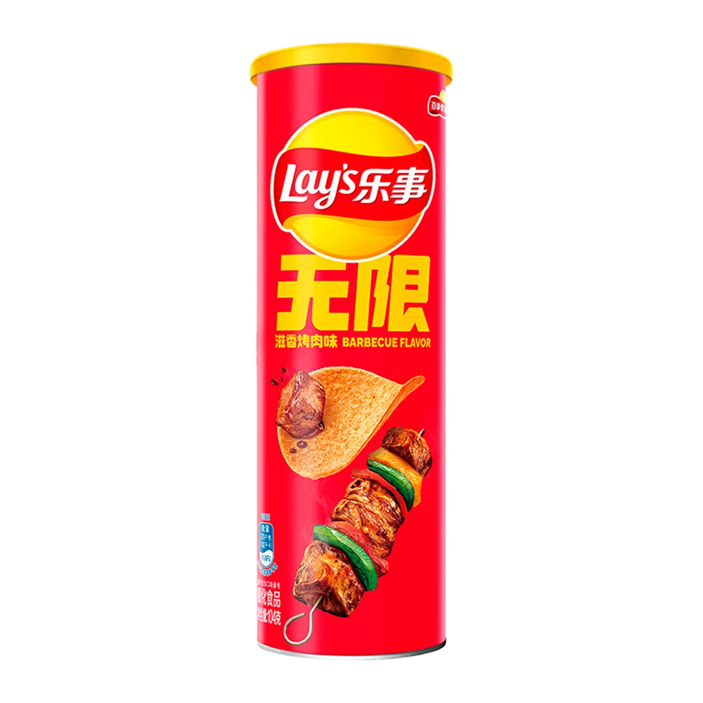 Batata Frita Lays Barbecue Tubo 90G