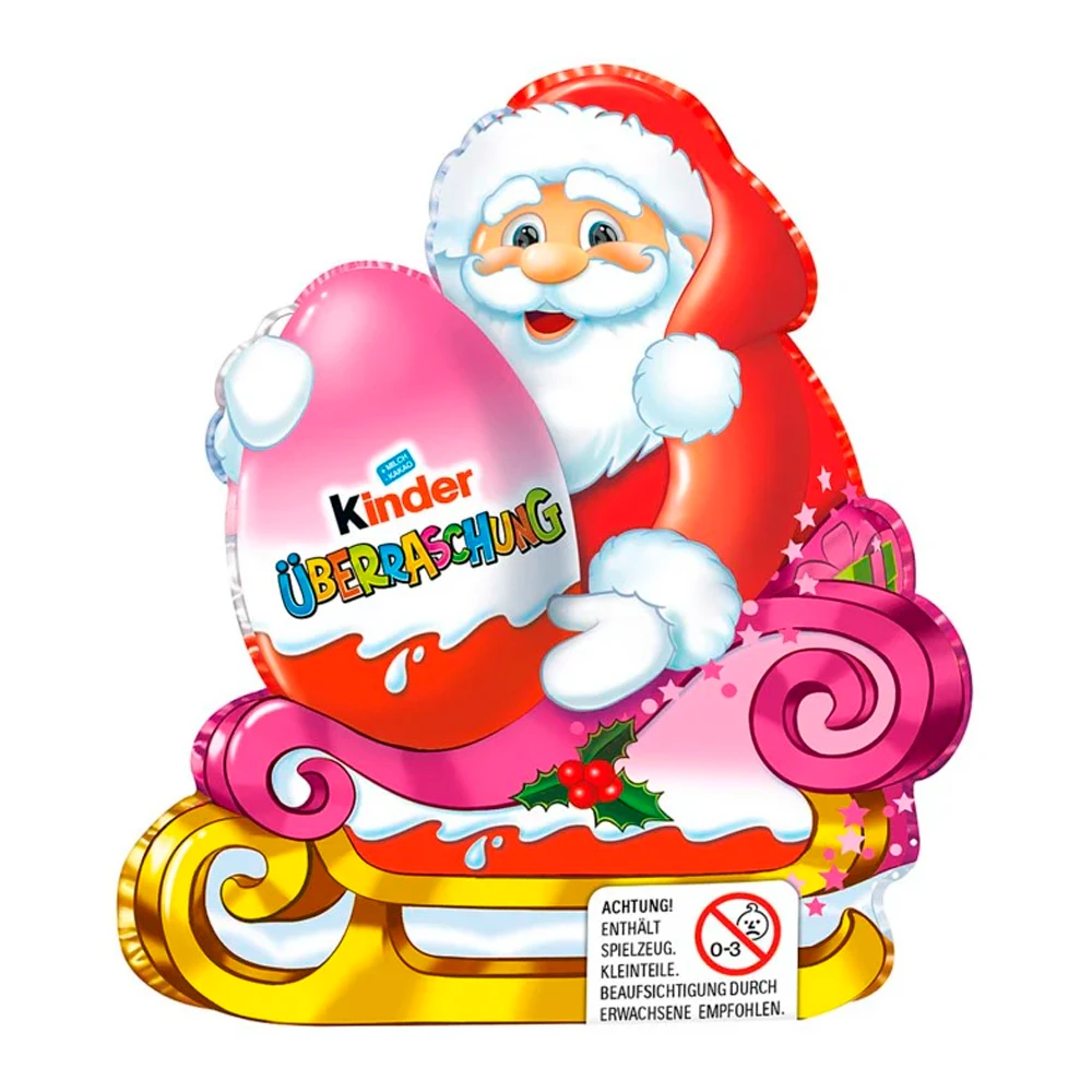 Kinder Ovo Surpresa Natalino Menina 75G