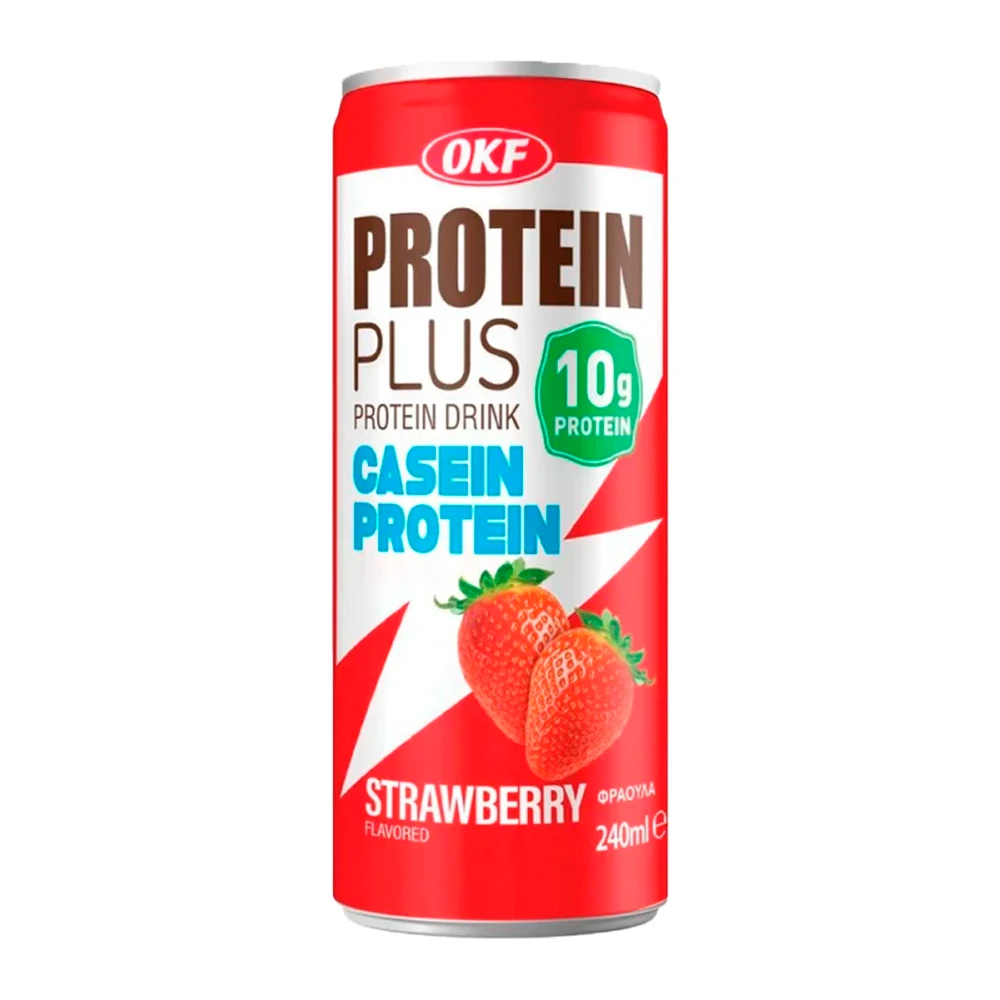 Batido De Proteina Plus Okf Frutilla Lata 240Ml