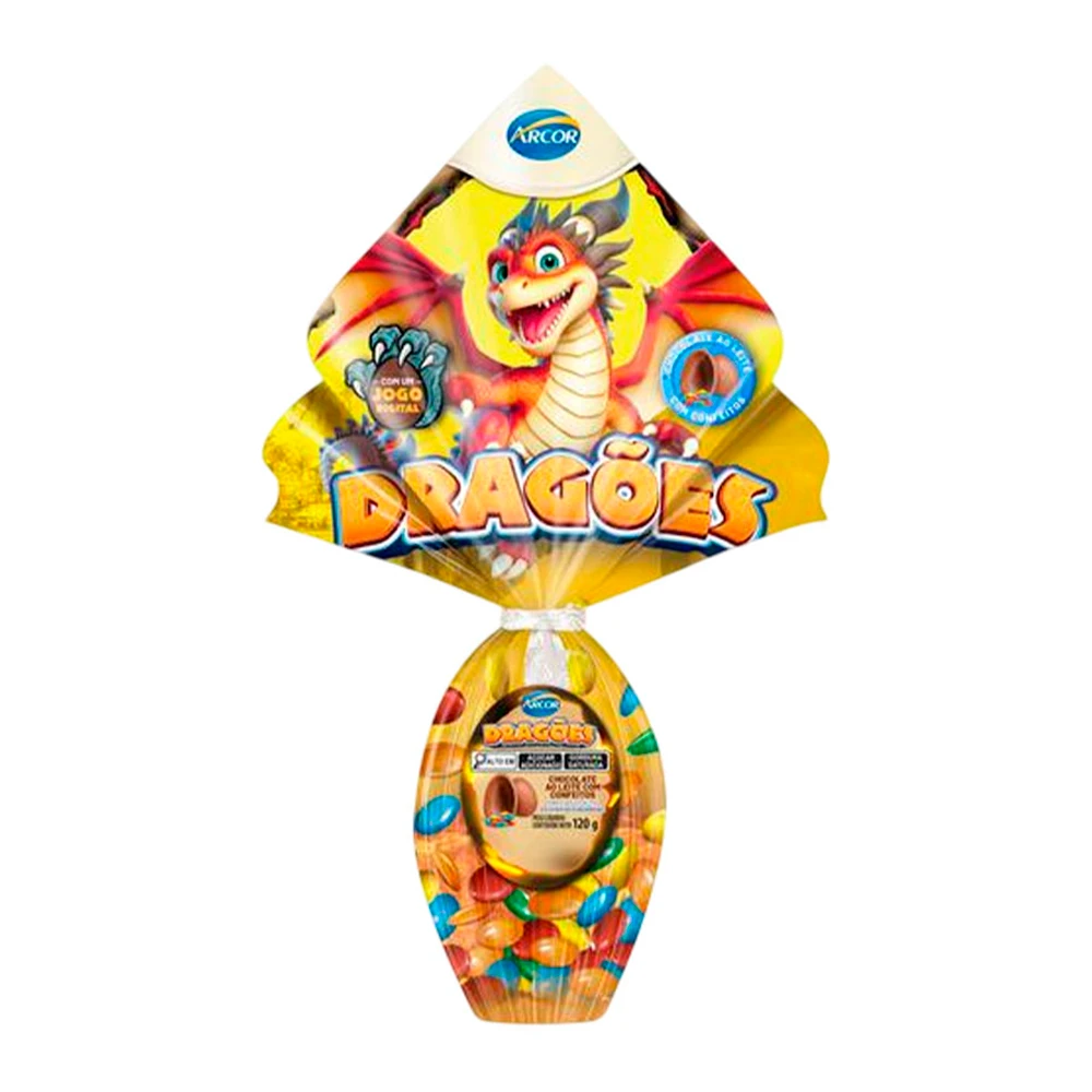Ovo Páscoa Arcor Dragão 120G