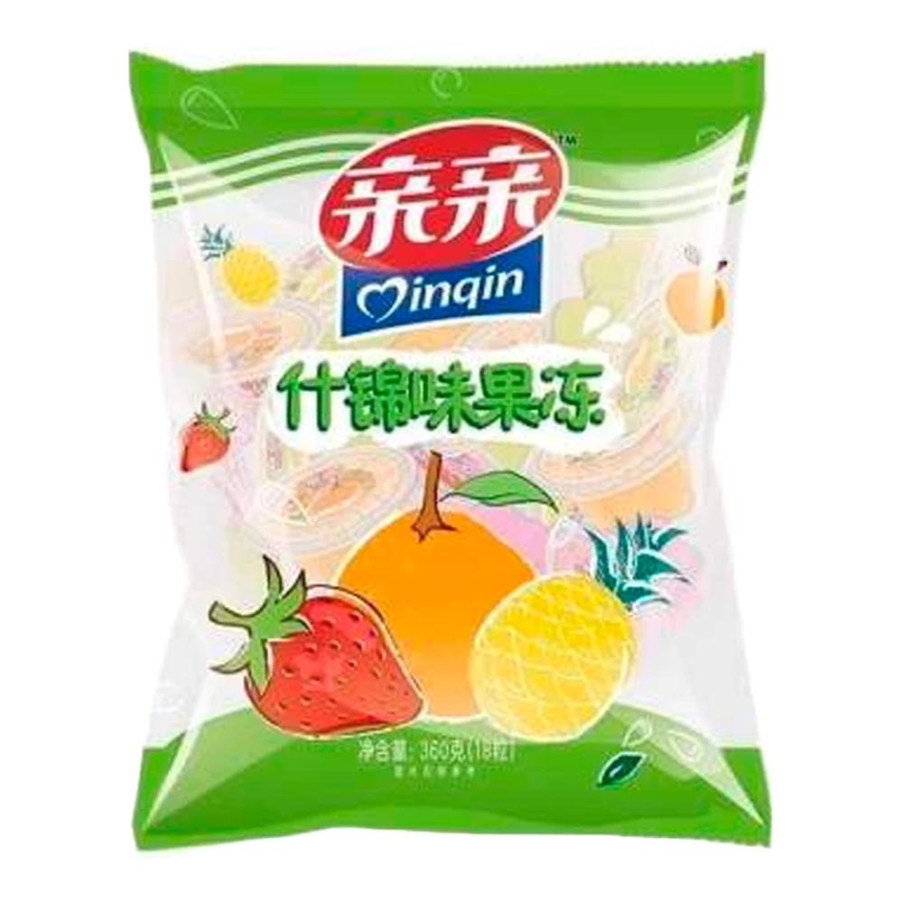 Mini Gelatina Qq Sabores Sortidos Pacote 360G