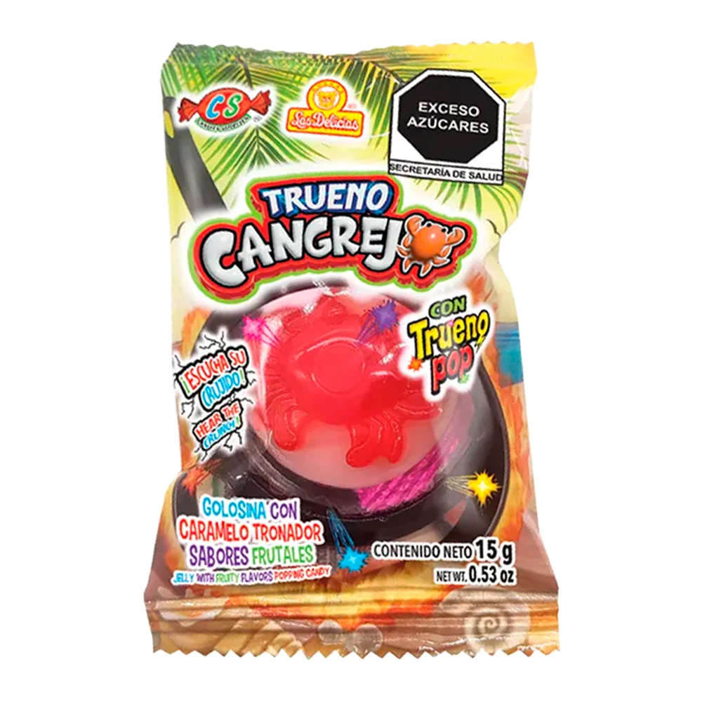 Mini Gelatina Docile Trueno Caranguejo 24G