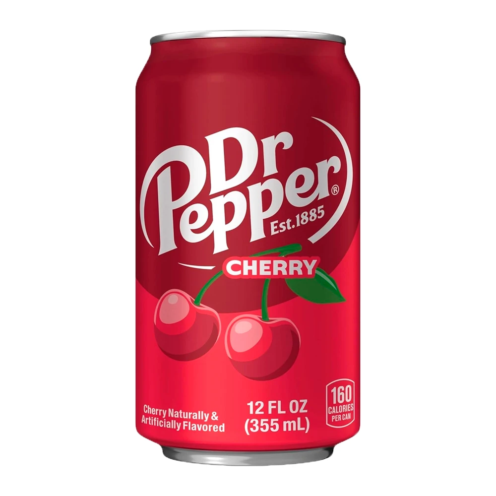 Refrigerante Dr Pepper Cereja Lata 12Oz 355Ml