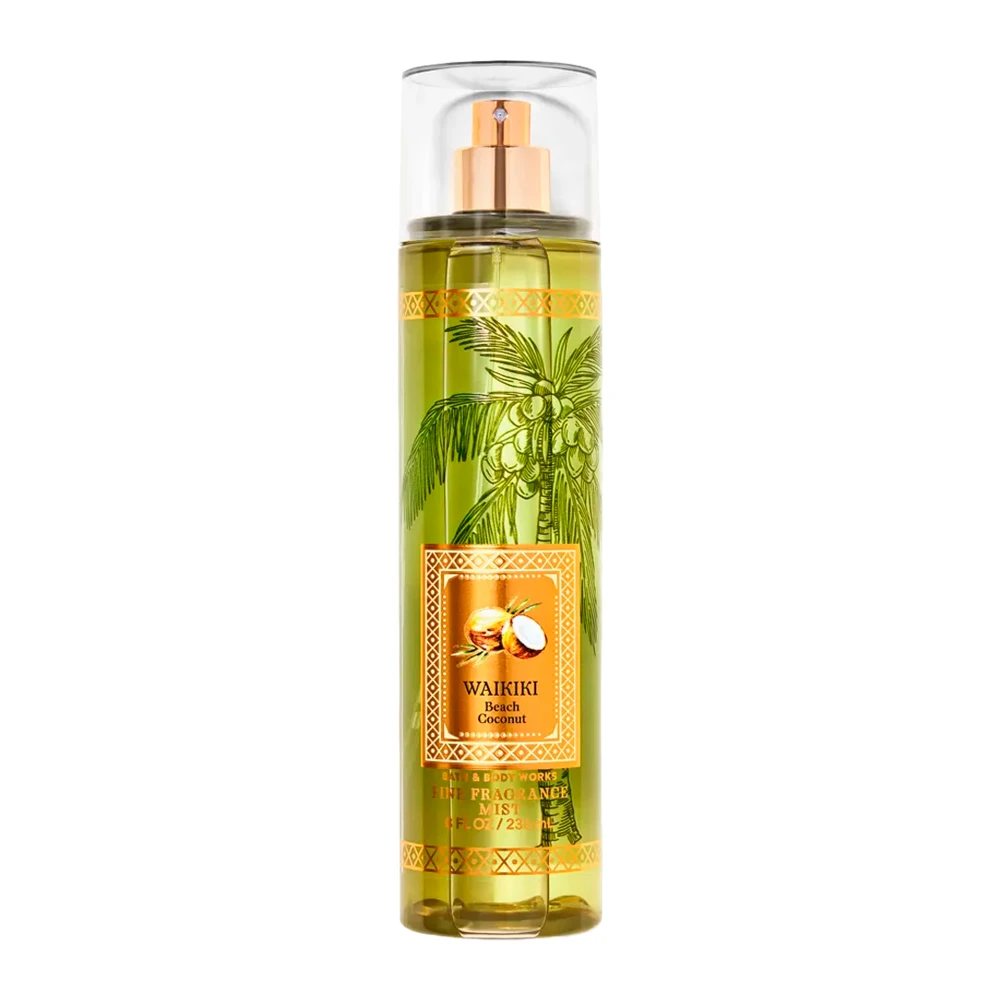 Colônia Corporal Bath & Body Works Waikiki Coconut 236Ml