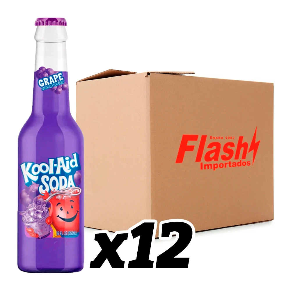 Refrigerante Kool Aid Uva Caixa 12X355Ml