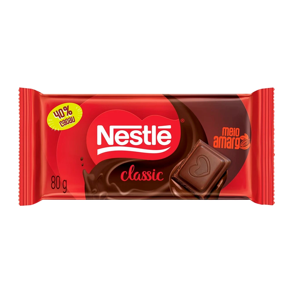 Tableta Chocolate Nestle Classic Dark 80G
