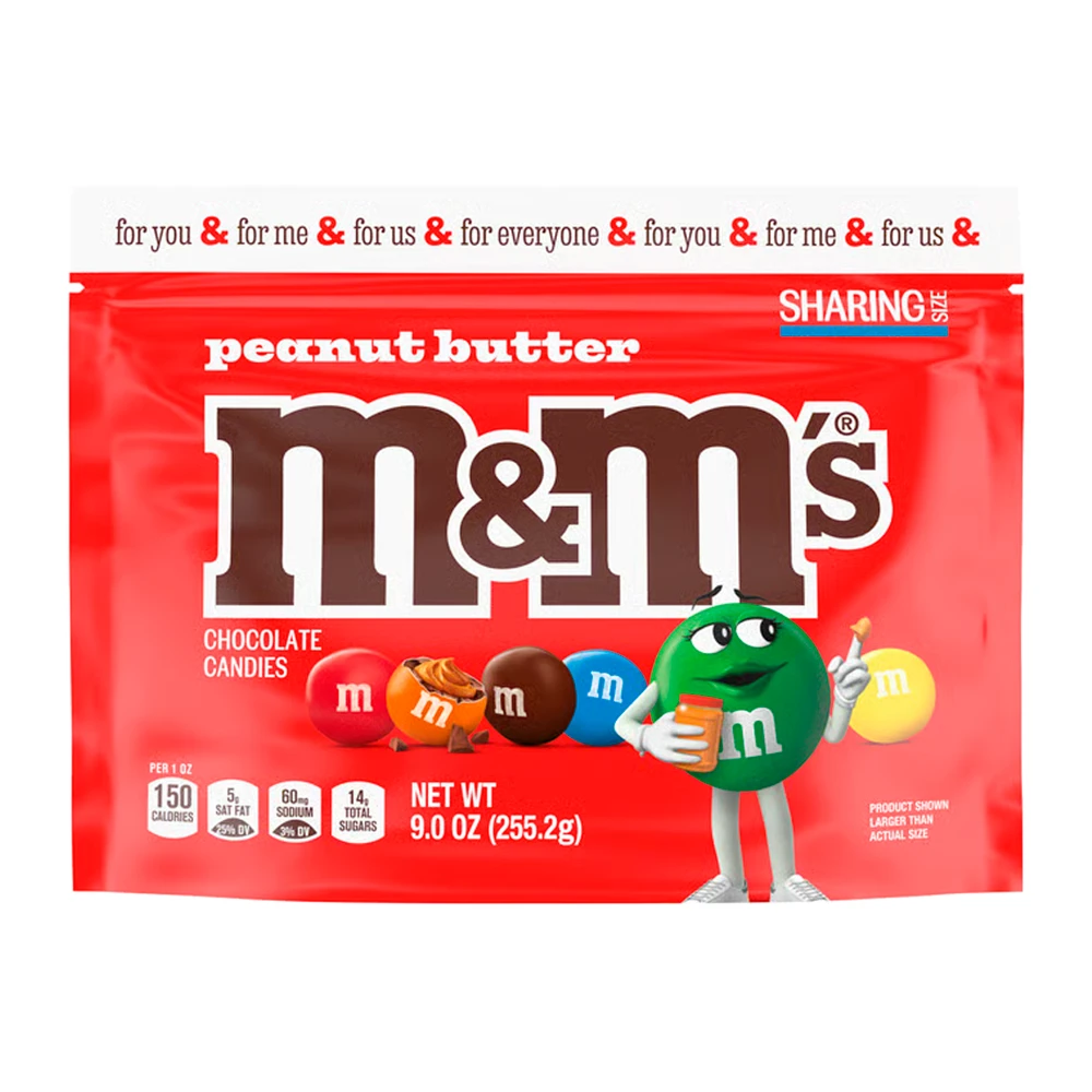 Chocolate Mars M&M Peanut Butter Pacote 255G