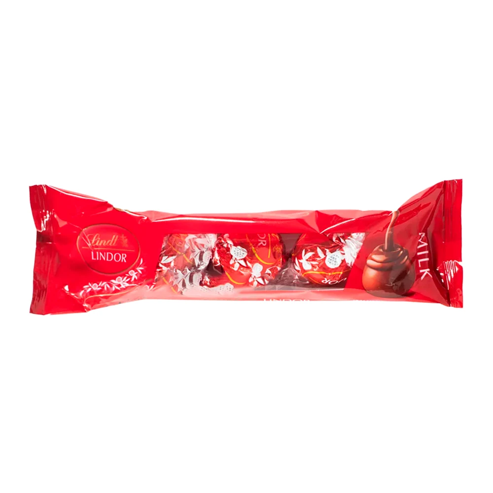 Bombom Lindt Lindor Milk Pacote 37G