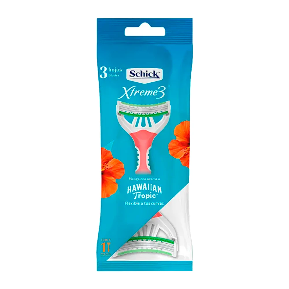 Aparelho de Barbear Schick Xtreme 3 Lâminas Descartavel Pele Sensível Perfumado Unidade