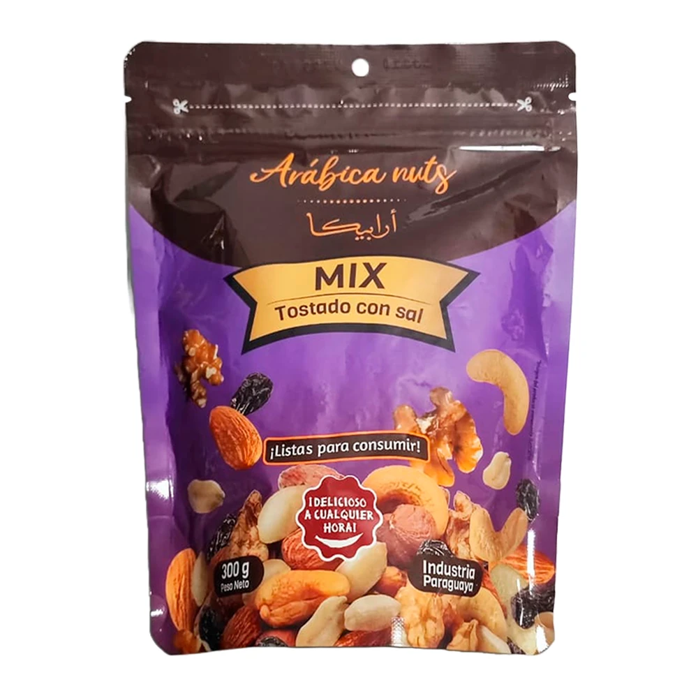 Nozes Misturadas Arabica Nuts Torrado Com Sal pacote 300g