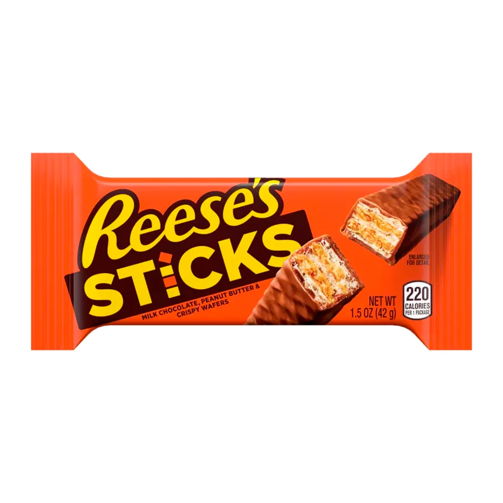 Wafer Hersheys Reeses Sticks Pacote 42G