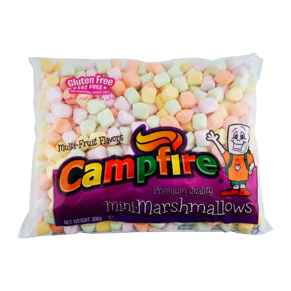 Marshmallow Campfire Mini Fruits Pacote 300G