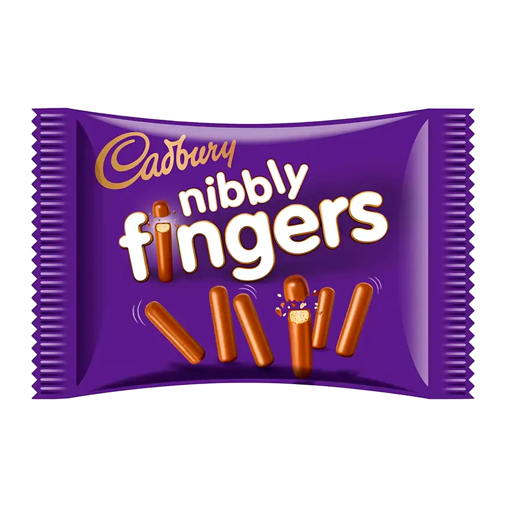 Palitinhos Cadbury Nibbly Fingers Biscuit Pacote 40G