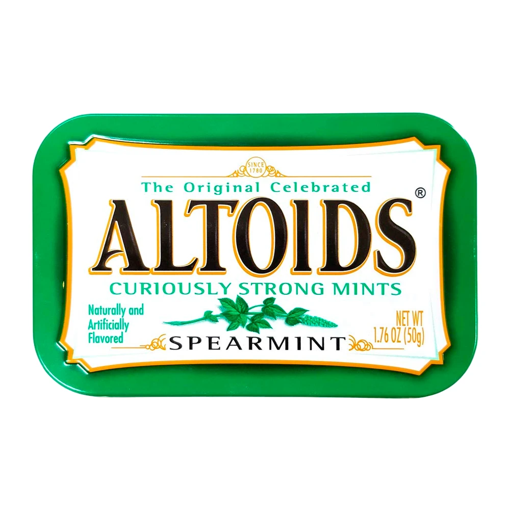 Bala Altoids Arctic Spearmint Lata 1.2Oz 34G