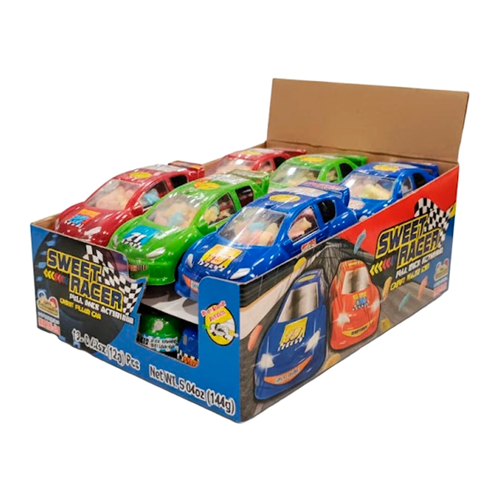 Bala Kidsmania Sweet Race Car Candy Caixa 12X12G