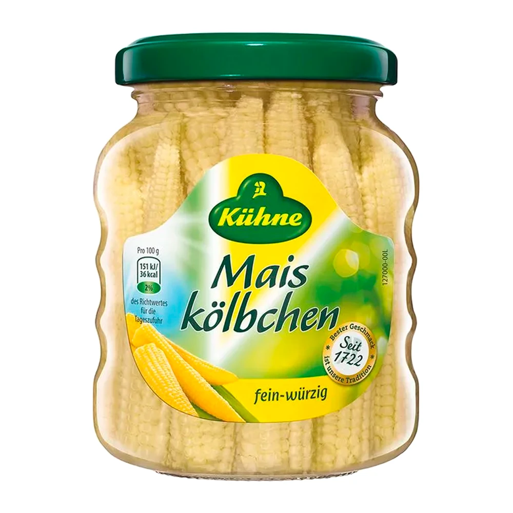 Milho Kuhne Baby Frasco 180G