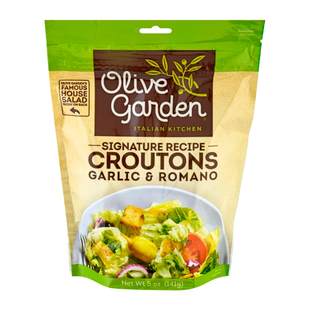 Croutones Saborizados Olive Garden Para Salada Pacote 141G