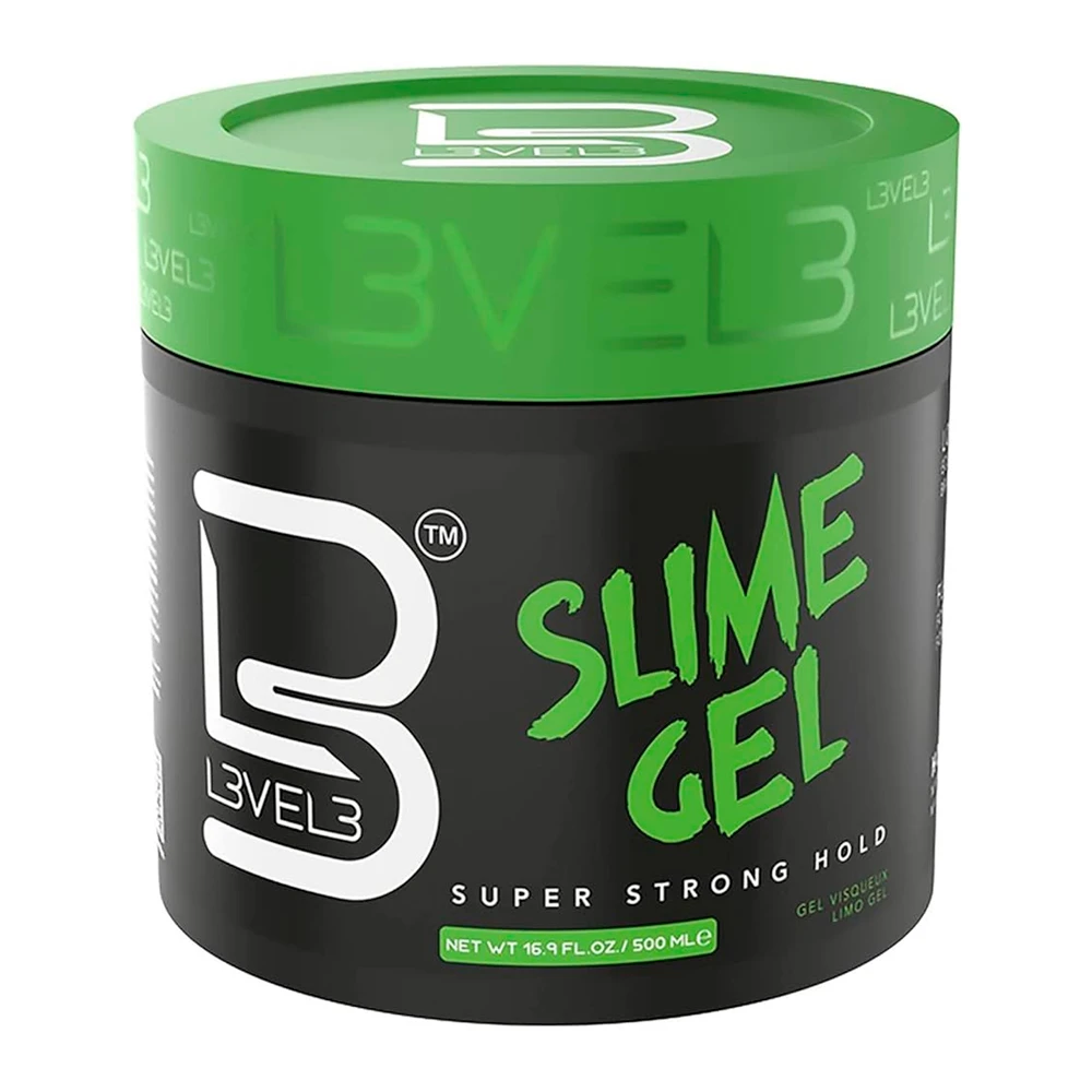 Gel Para Cabelo Level3 Slime Super Strong Pote 500Ml
