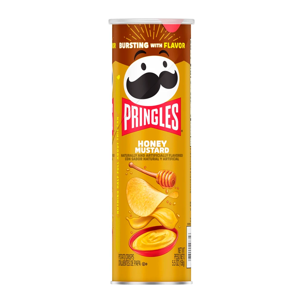 Batata Frita Pringles Mel e Mostarda Tubo 158G