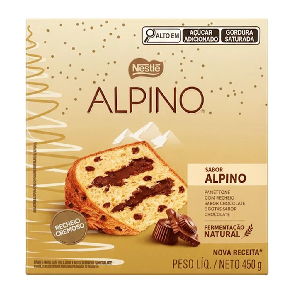 Chocottone Nestle Alpino Caixa 450G