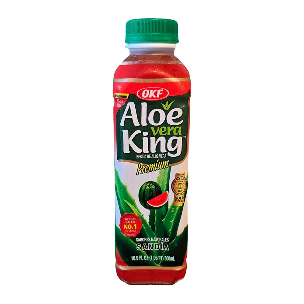 Suco de Melancia Okf Com Aloe Vera Garrafa Pet 500Ml