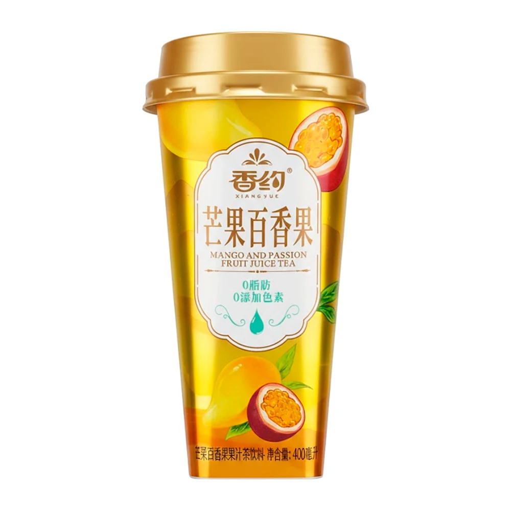 Chá Gelado Xiamgyve Manga e Maracujá Copo 400Ml