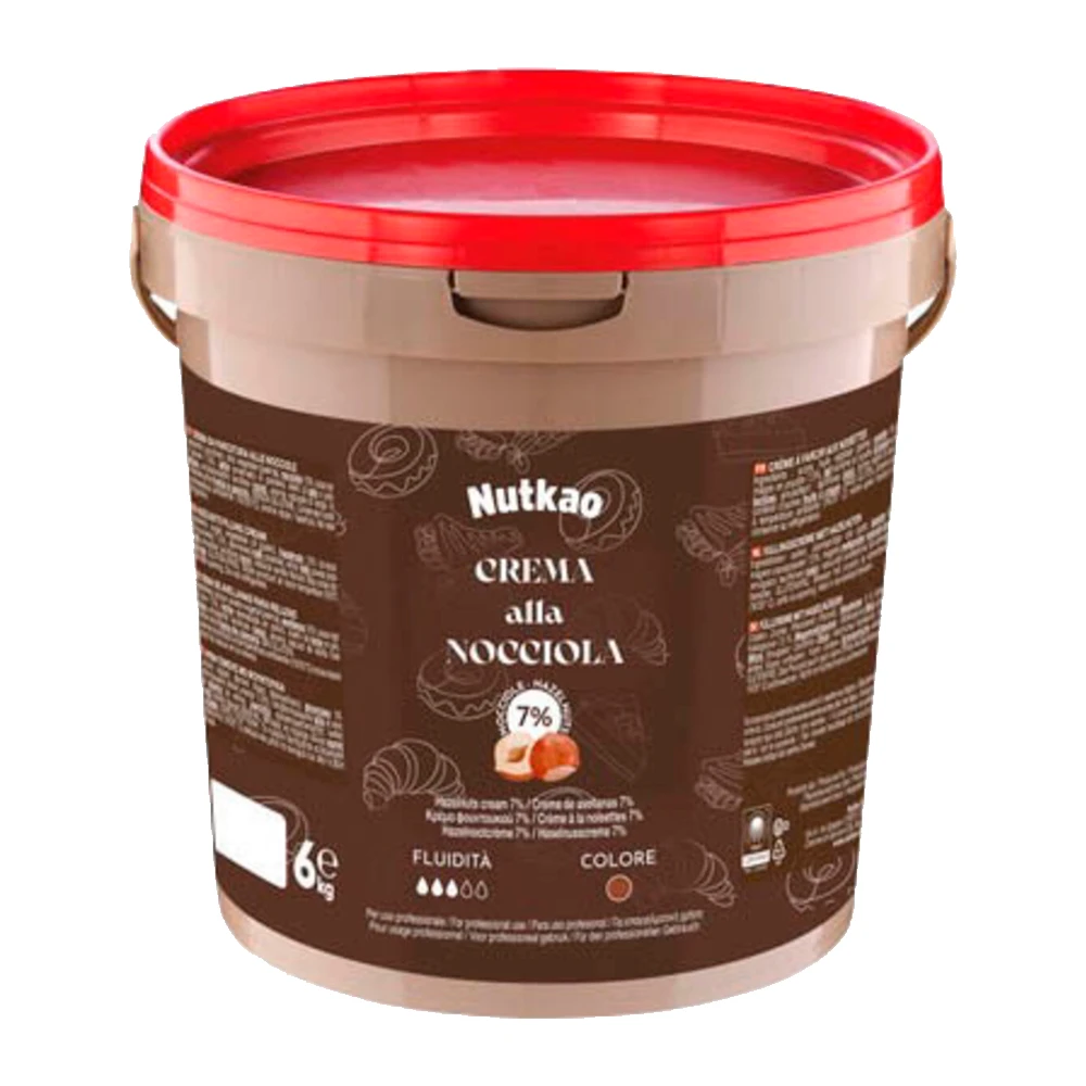 Creme de Avelã Nutkao Tradicional Balde 6KG