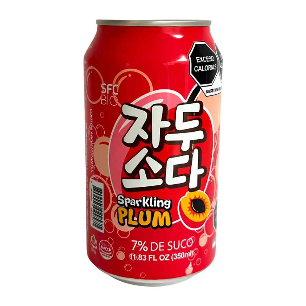 Refrigerante Sfc Bio Sparkling Ameixa Lata 350Ml