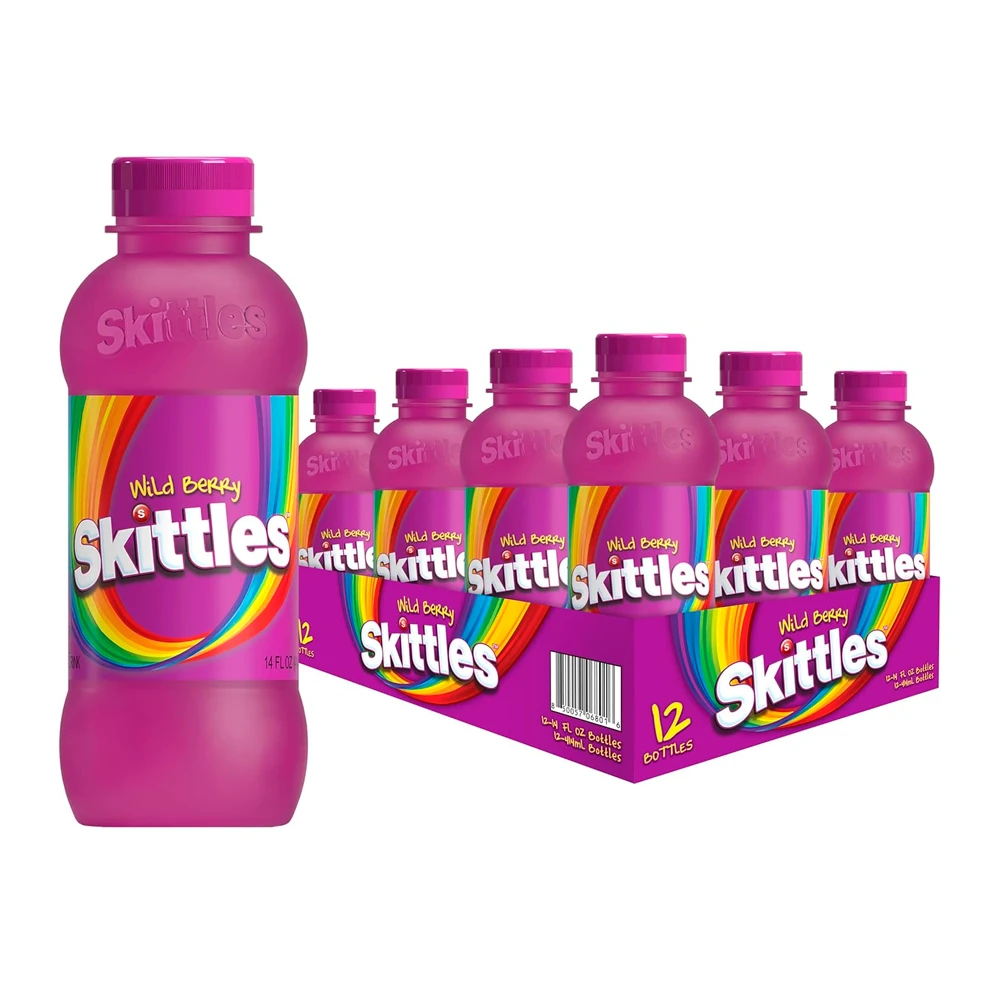 Suco Skittles Wild Berry Caixa 12X414Ml