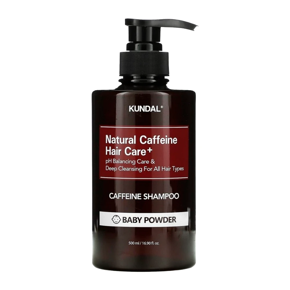 Shampoo Kundal Natural Caffeine Hair Care Baby Powder 500Ml