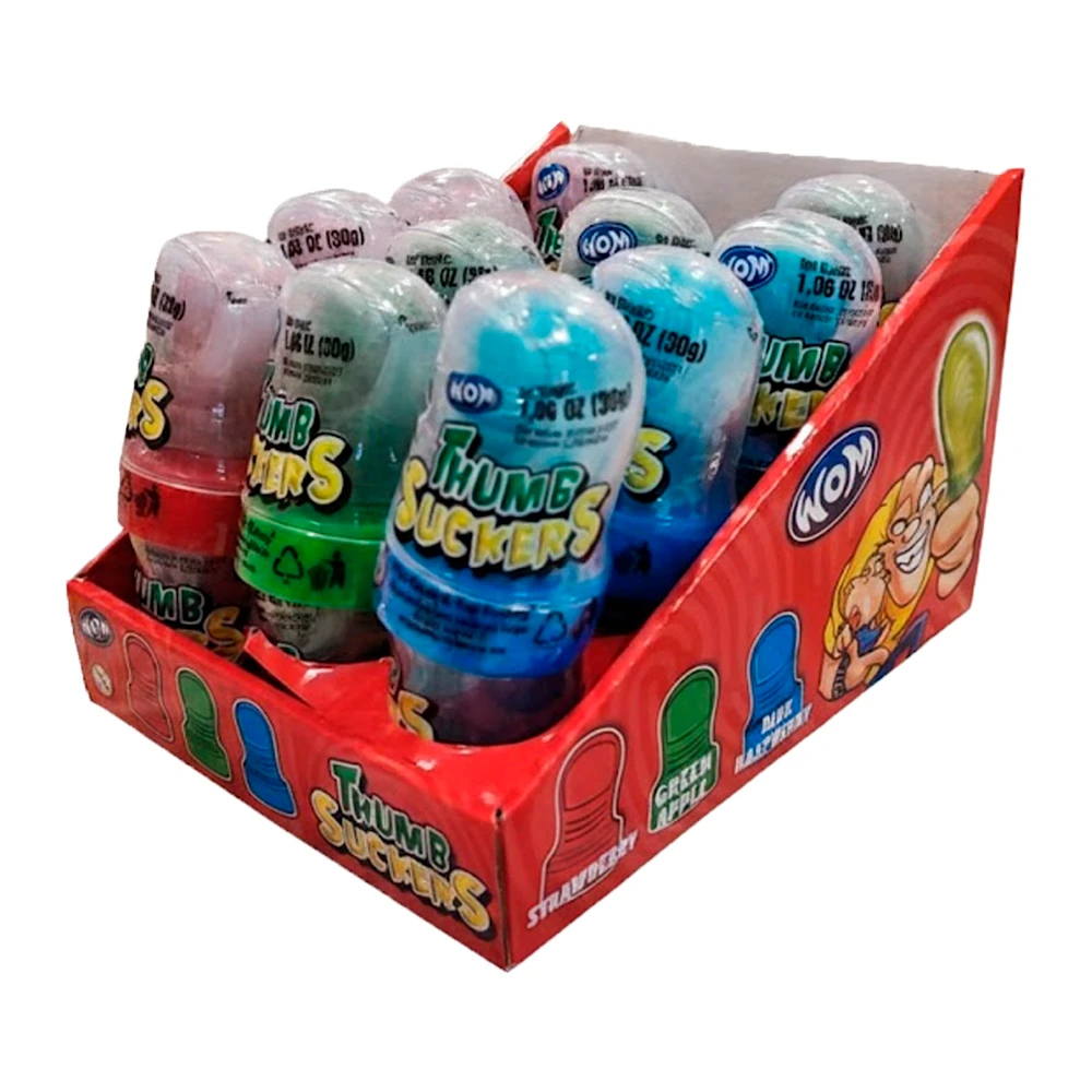 Pirulito Wom Thumb Suckers Caixa 24X30G