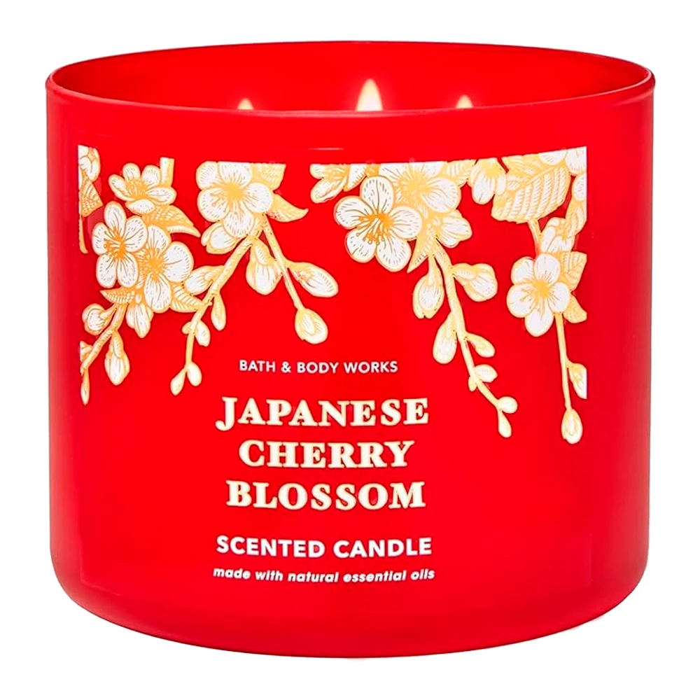 Vela Aromática Bath & Body Works Japanese Cherry 411G