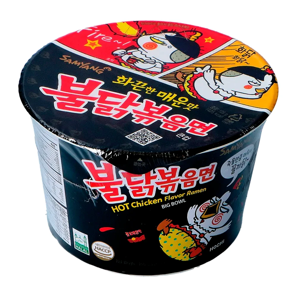 Macarrão Instantâneo Samyang Frango Extra Picante Pote 105G