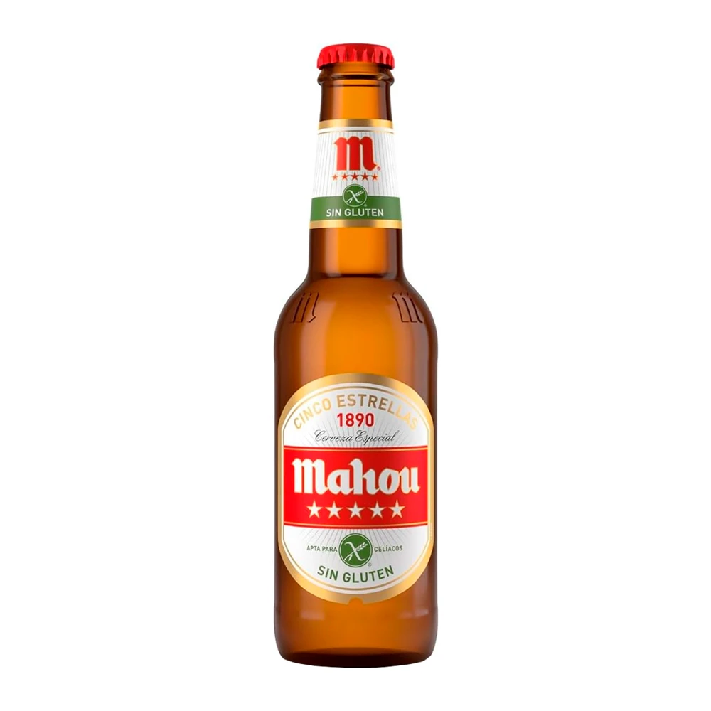 Cerveja Mahou Sem Glúten Long Neck 330Ml