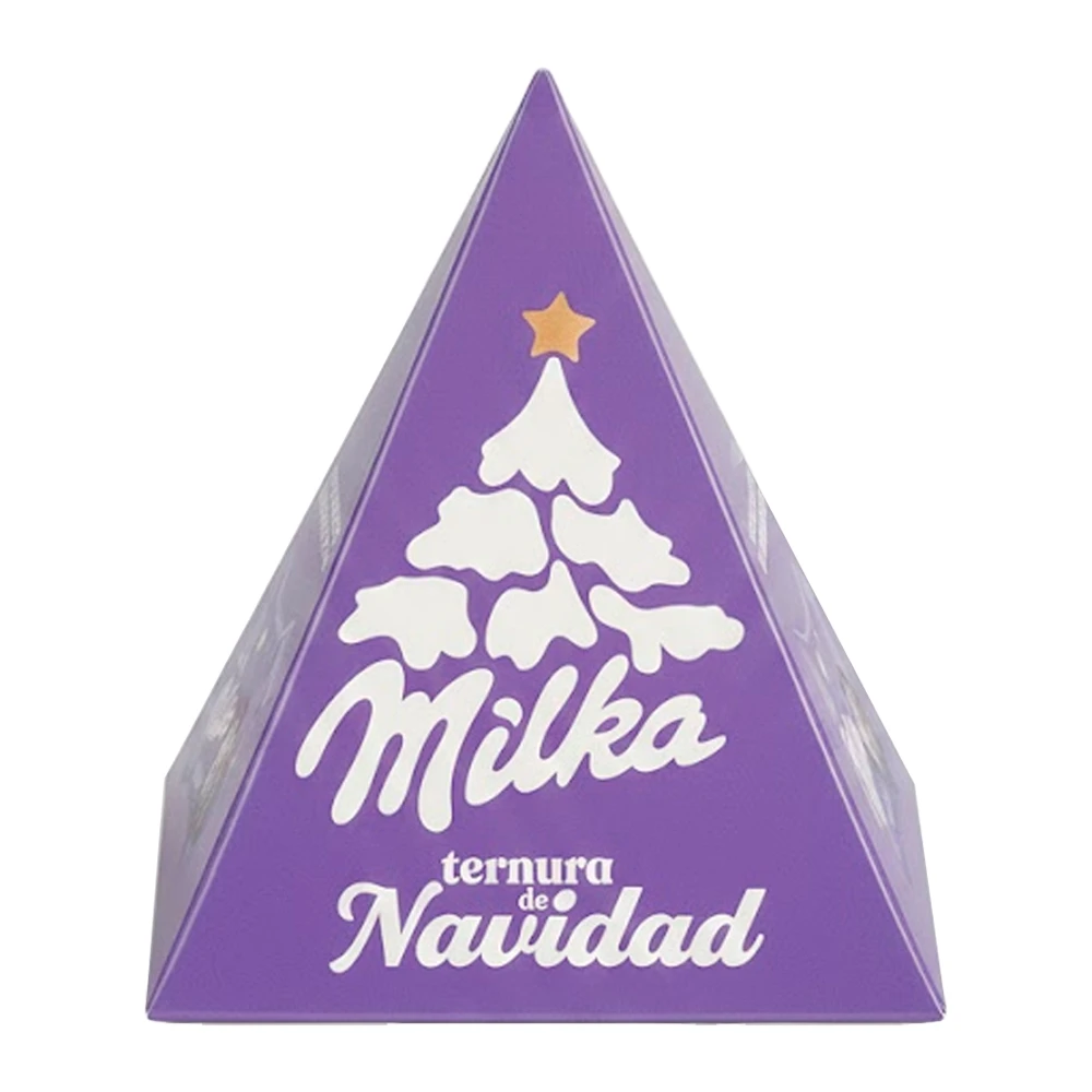 Bombom Milka Com Recheio de Oreo Abol De Natal Caixa 152G